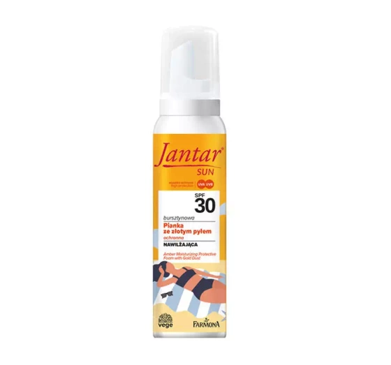 Farmona Jantar Sun bursztynowa pianka ze złotym pyłem SPF30 150 ml
