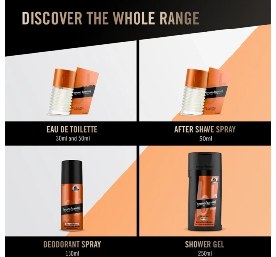BRUNO BANANI ABSOLUTE MAN ŻEL POD PRYSZNIC 250ML
