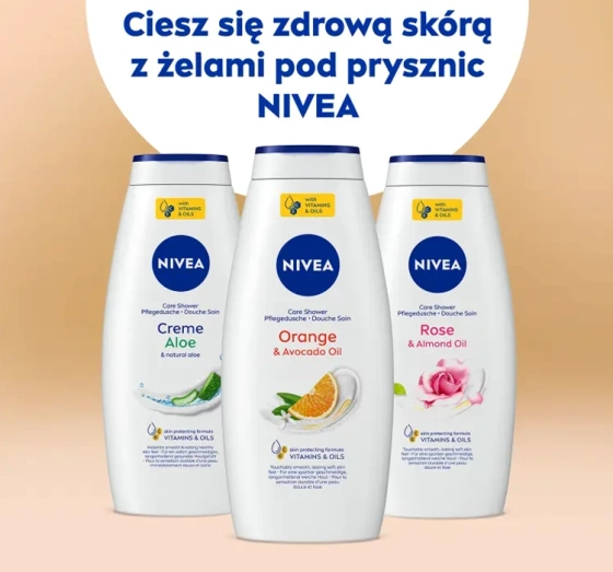 NIVEA Orange&Avocado Oil pielęgnujący żel pod prysznic 750 ml