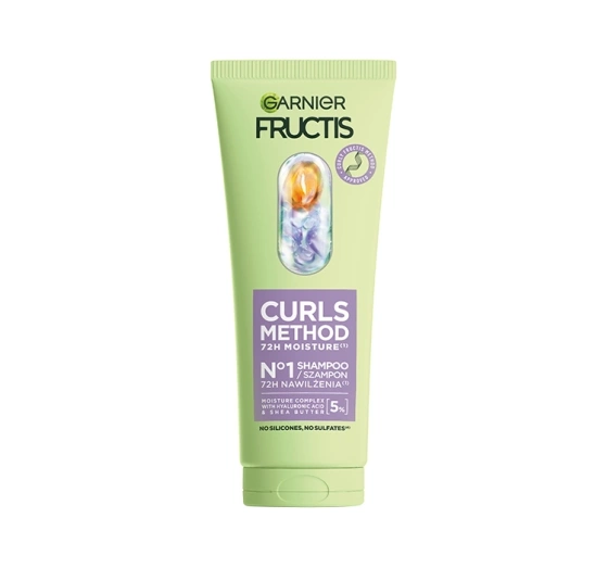 Garnier Fructis Curls Method nawilżający szampon do włosów kręconych i falowanych N1 200 ml