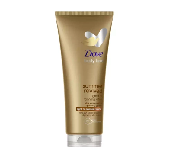 Dove Derma Spa Summer Revived brązujący balsam do ciała do jasnej karnacji 200 ml