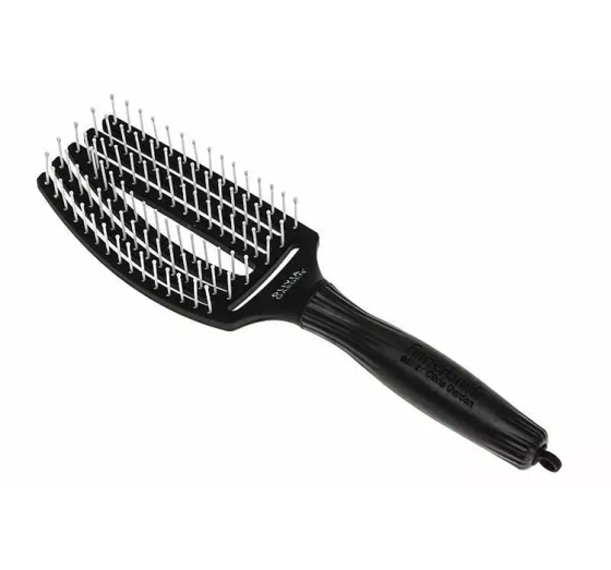 Olivia Garden Fingerbrush Ionic szczotka do włosów Medium Black