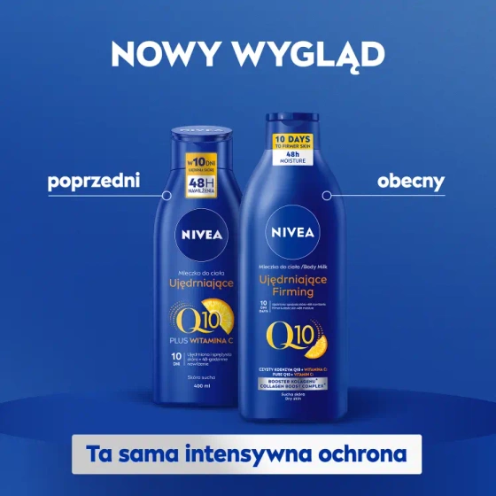 NIVEA Firming Q10 Plus ujędrniające mleczko do ciała do skóry suchej 400 ml