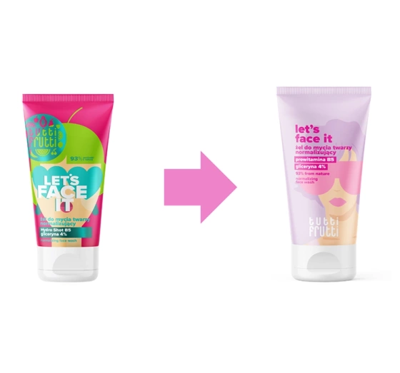 Farmona Tutti Frutti Let's Face It normalizujący żel do mycia twarzy 150 ml