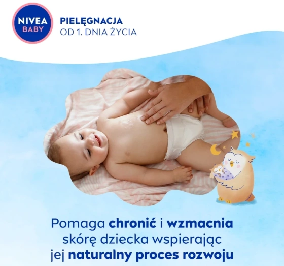 NIVEA BABY mleczko nawilżające na dobranoc dla dzieci 200 ml