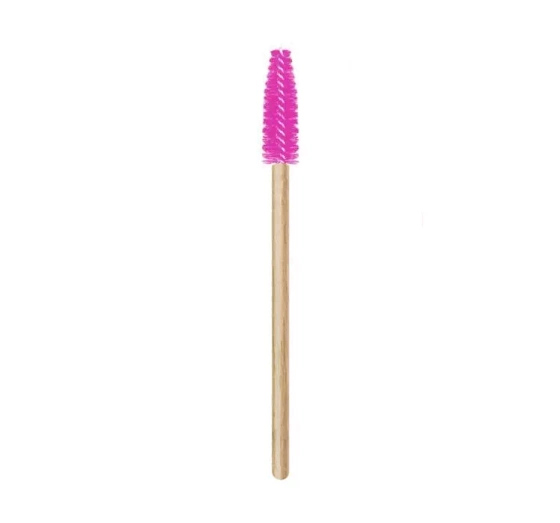 Lash Brow szczoteczka do rzęs i brwi w kształcie spirali różowa 1 sztuka