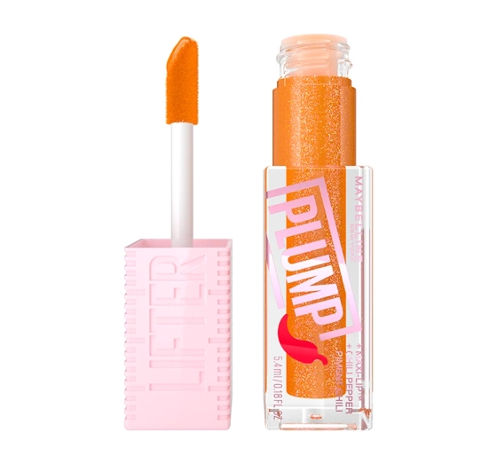Maybelline Lifter Plump powiększający błyszczyk do ust 008 Hot Honey 5,4 ml
