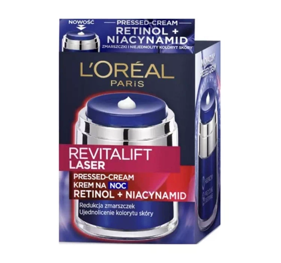 L'Oréal Paris Revitalift Laser Retinol Niacynamid krem do twarzy na noc 50 ml