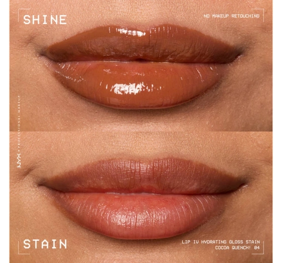 NYX Professional Makeup Lip IV Hydrating Gloss Serum błyszczyk do ust 04 Cocoa Quench! 5 ml