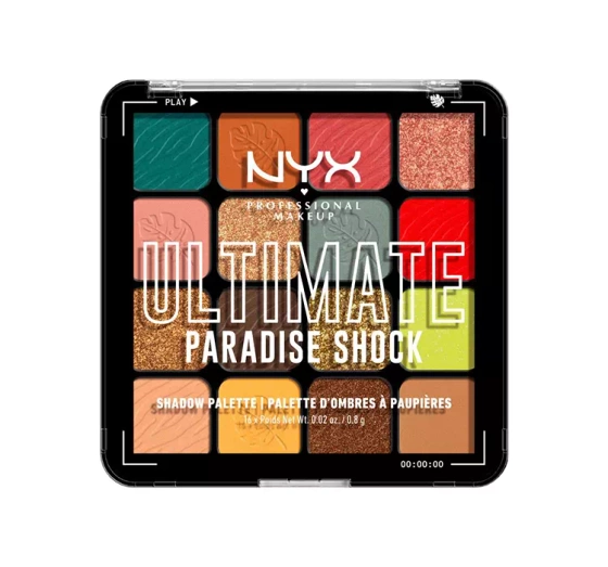 NYX Professional Makeup Ultimate paleta cieni do powiek Paradise Shock 12,8 g
