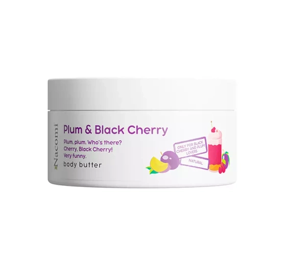 Nacomi masło do ciała Plum & Black Cherry 100 ml