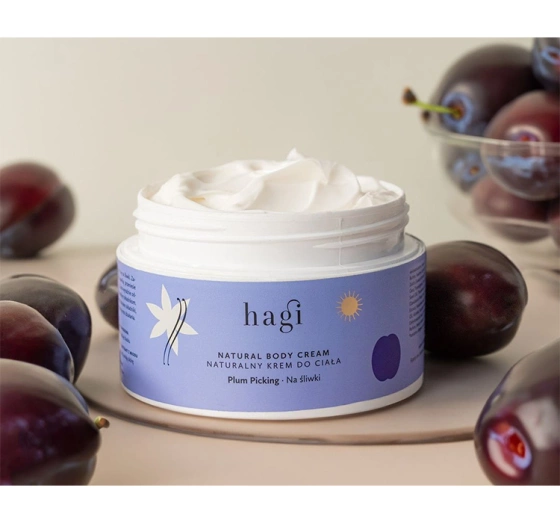 Hagi Na Śliwki naturalny krem do ciała ujędrniający i regenerujący 200 ml