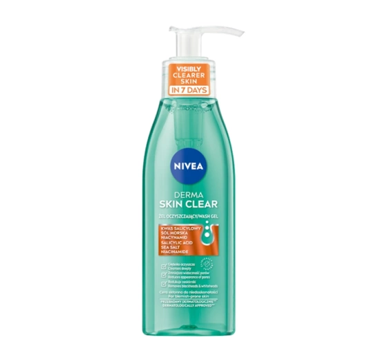 NIVEA Derma Skin Clear żel oczyszczający przeciw niedoskonałościom 150 ml