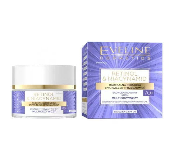 Eveline Cosmetics Retinol & Niacynamid 70 skoncentrowany krem multiodżywczy 50 ml