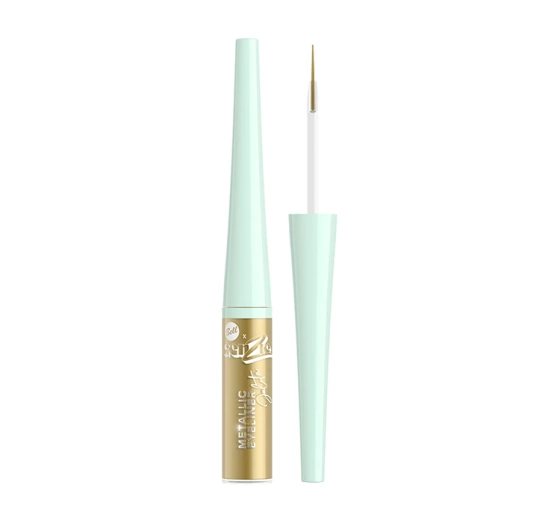 Bell x GenZie metaliczny eyeliner w płynie 02 Golden Sun 3,8 g