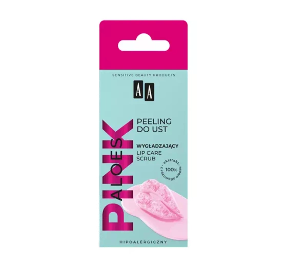 AA Pink Aloes wygładzający peeling do ust 10 g