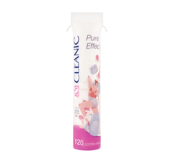Cleanic płatki kosmetyczne okrągłe 120 sztuk