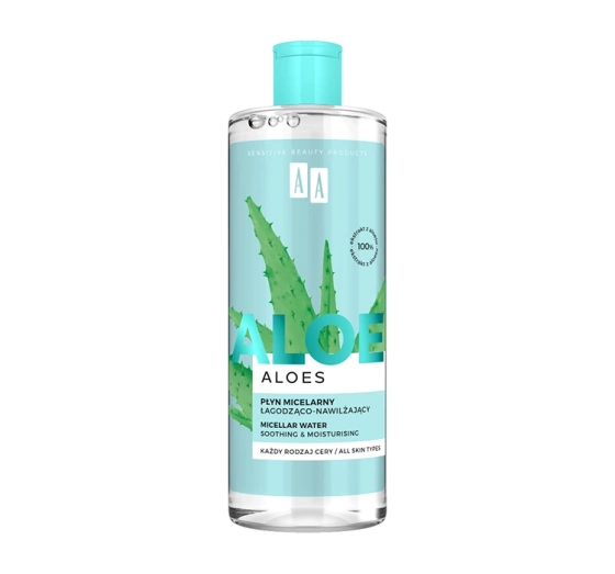 AA Aloes łagodząco-nawilżający płyn micelarny 400 ml