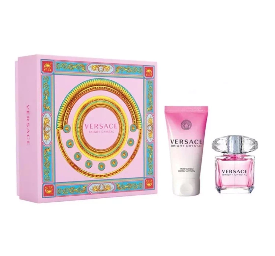 Versace Bright Crystal woda toaletowa spray 30 ml balsam do ciała 50 ml