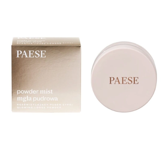 Paese Mgła Pudrowa rozświetlający puder sypki 01 Light Beige 5 g