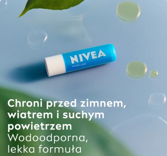 NIVEA pielęgnująca pomadka do ust SPF15 Hydro Care 4,8 g