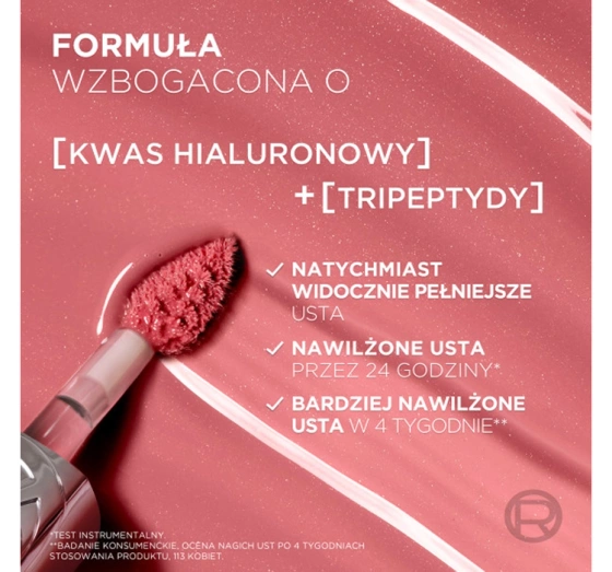 L'Oréal Paris Plump Ambition hialuronowy olejek do ust 601 Worth It 5 ml