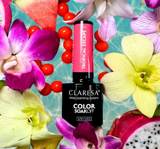Claresa hybrydowy lakier do paznokci Tropical Escape 3 5 g