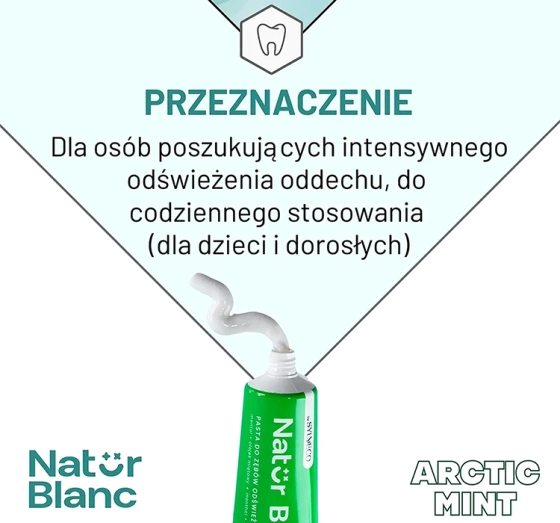 Sylveco Natur Blanc odświeżająca pasta do zębów Arctic Mint 100ml