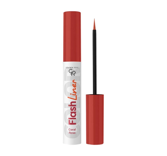 Golden Rose Flash Liner eyeliner w płynie 106 Coral Rose 3,5 ml