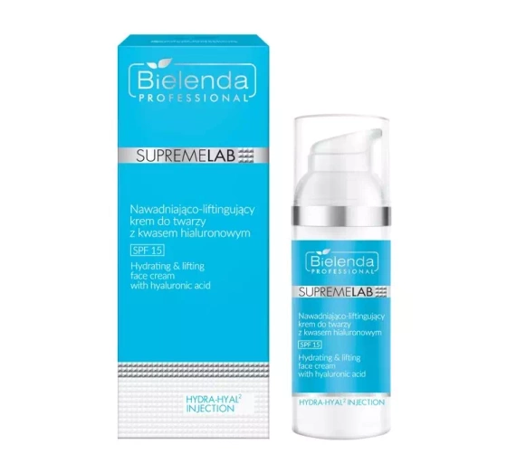 Bielenda Professional Supremelab Hydra-Hyal2 hialuronowy krem do twarzy SPF15 50 ml