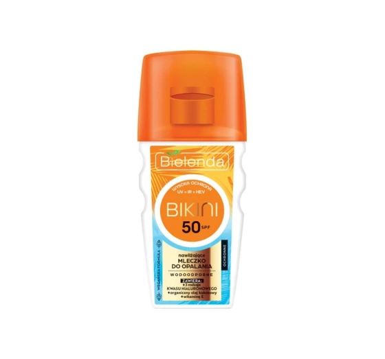 Bielenda Bikini nawilżające mleczko do opalania SPF50 125 ml