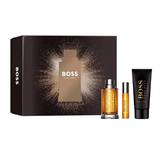 Hugo Boss Boss The Scent for Him woda toaletowa spray 100 ml 10 ml żel pod prysznic 100 ml