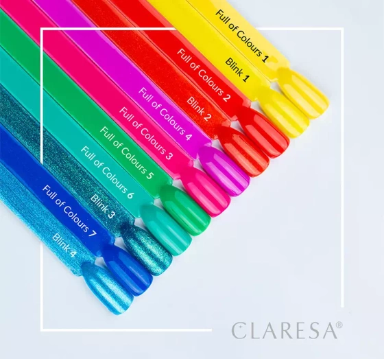 Claresa hybrydowy lakier do paznokci Full Of Colours 4 5 g