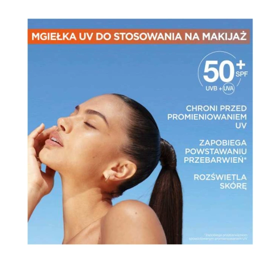 Garnier Vitamin C mgiełka UV spray na makijaż Invisible SPF50 75 ml