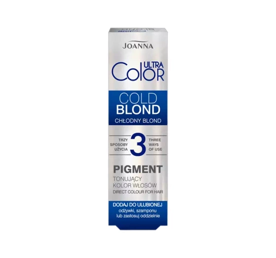 Joanna Ultra Color cold blond pigment tonujący kolor włosów chłodny blond 100g