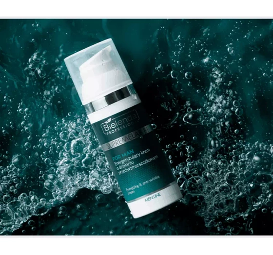 Bielenda Professional Supremelab Men Line energetyzujący krem przeciwzmarszczkowy 50 ml