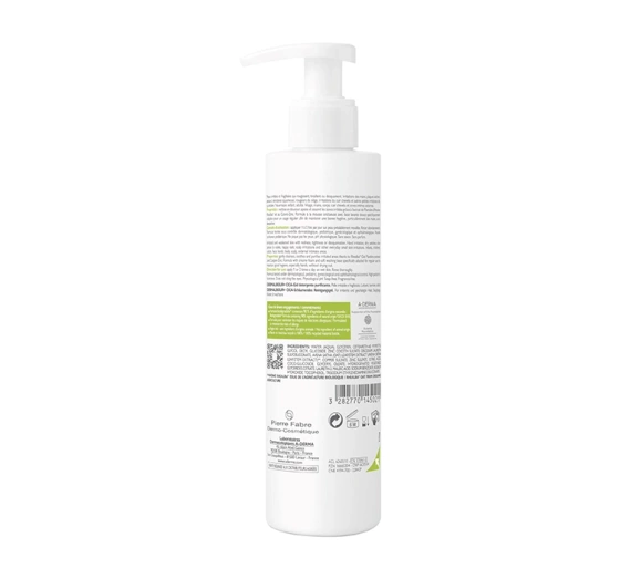 A-Derma Dermalibour Cica żel do mycia twarzy i ciała 200 ml