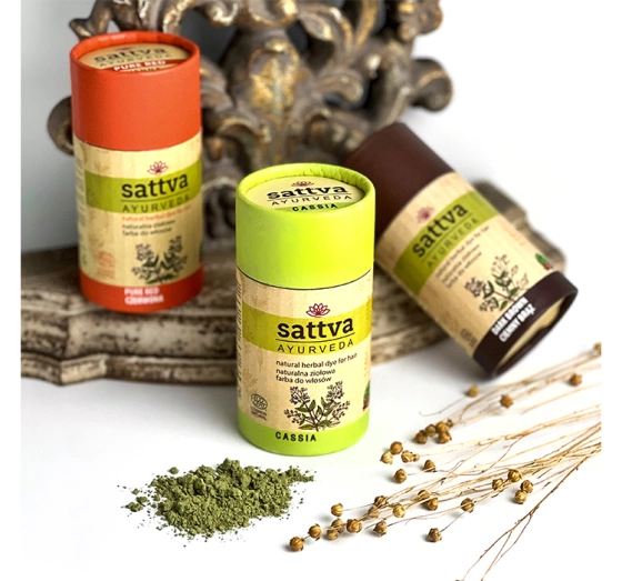 Sattva Ayurveda henna naturalna ziołowa farba do włosów Cassia 150g