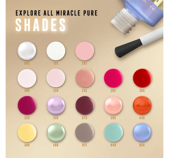 Max Factor Miracle Pure lakier do paznokci 095 Opal Coat 12 ml