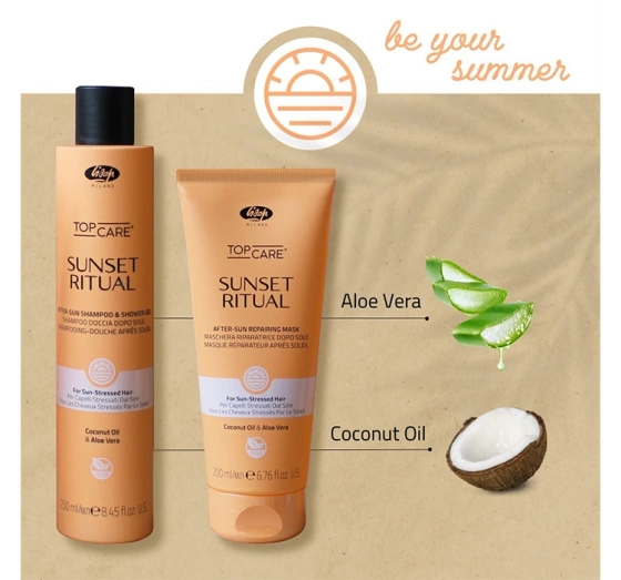 Lisap Milano Sunset Ritual szampon do włosów 2w1 250ml