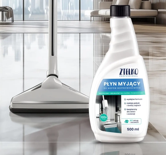 Zielko Professional płyn myjący do mopów bezprzewodowych 500ml