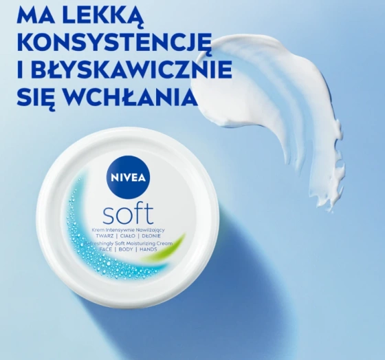 NIVEA Soft intensywnie nawilżający krem do twarzy 50 ml