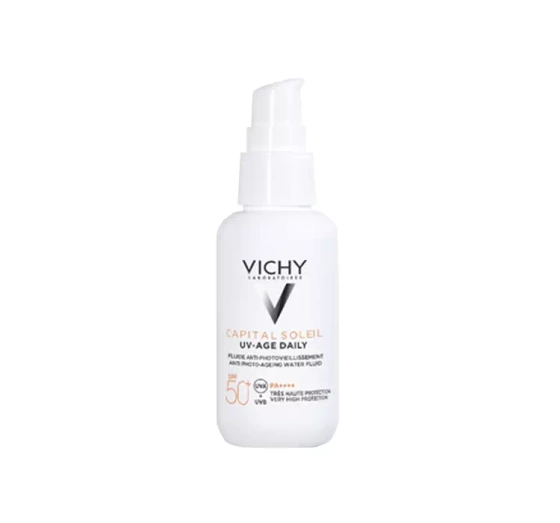 Vichy Capital Soleil UV-Age Daily fluid przeciw fotostarzeniu się skóry SPF50 40 ml