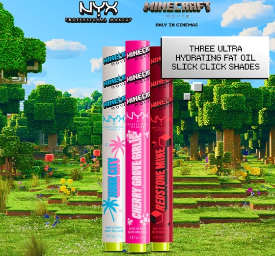 NYX Professional Makeup × A Minecraft Movie balsam do ust w sztyfcie 01 Hunk City 2 g
