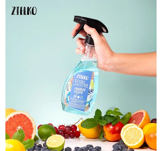 Zielko płyn do mycia do szyb i luster Owoce Leśne 500ml