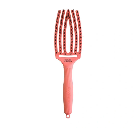 Olivia Garden Fingerbrush I'm Perfection szczotka do włosów z włosiem mieszanym Radiant Peach