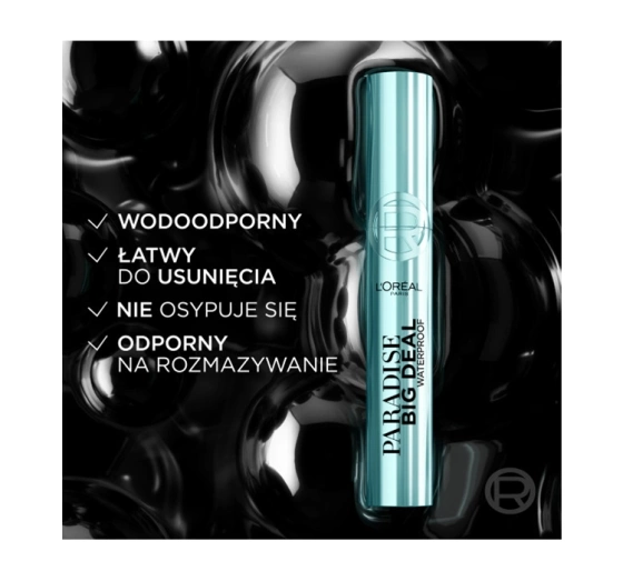 L'Oréal Paris Paradise Big Deal wodoodporny tusz do rzęs Black 9,9ml