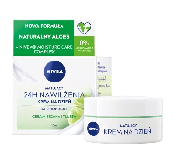 NIVEA 24h Nawilżenia matujący krem do twarzy 50 ml