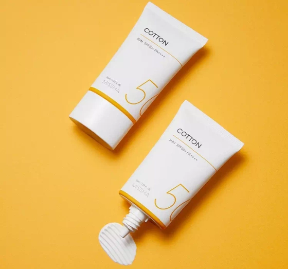 Missha All Around Safe Block cotton sun krem przeciwsłoneczny SPF50 PA 50ml
