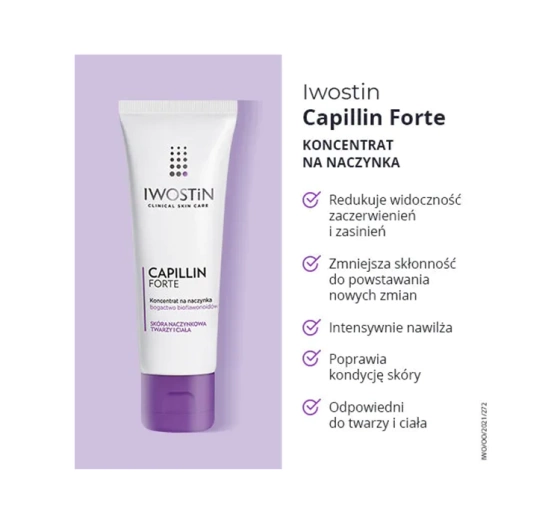Iwostin Capillin Forte koncentrat na naczynka 75 ml
